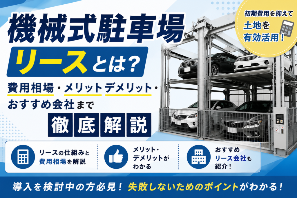 機械式駐車場のリース