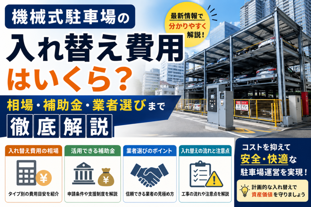 駐車場の入れ替え費用
