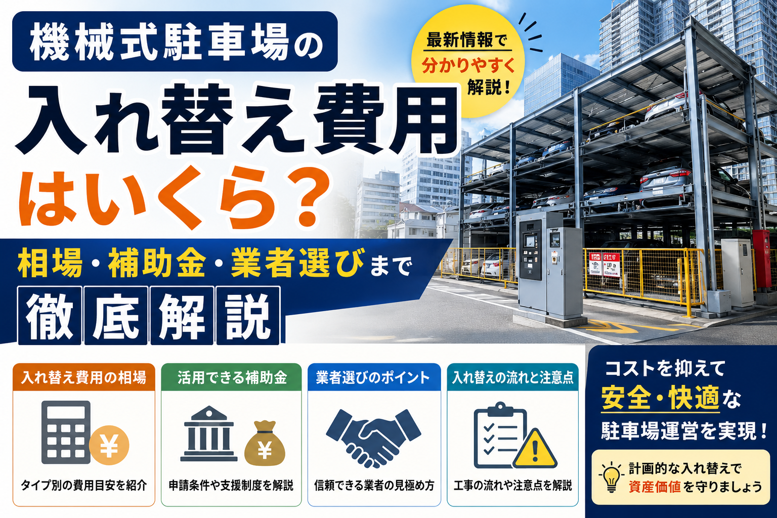 駐車場の入れ替え費用