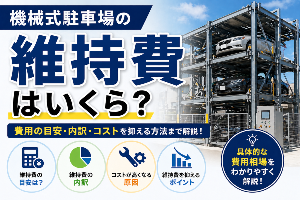 機械式駐車場の維持費
