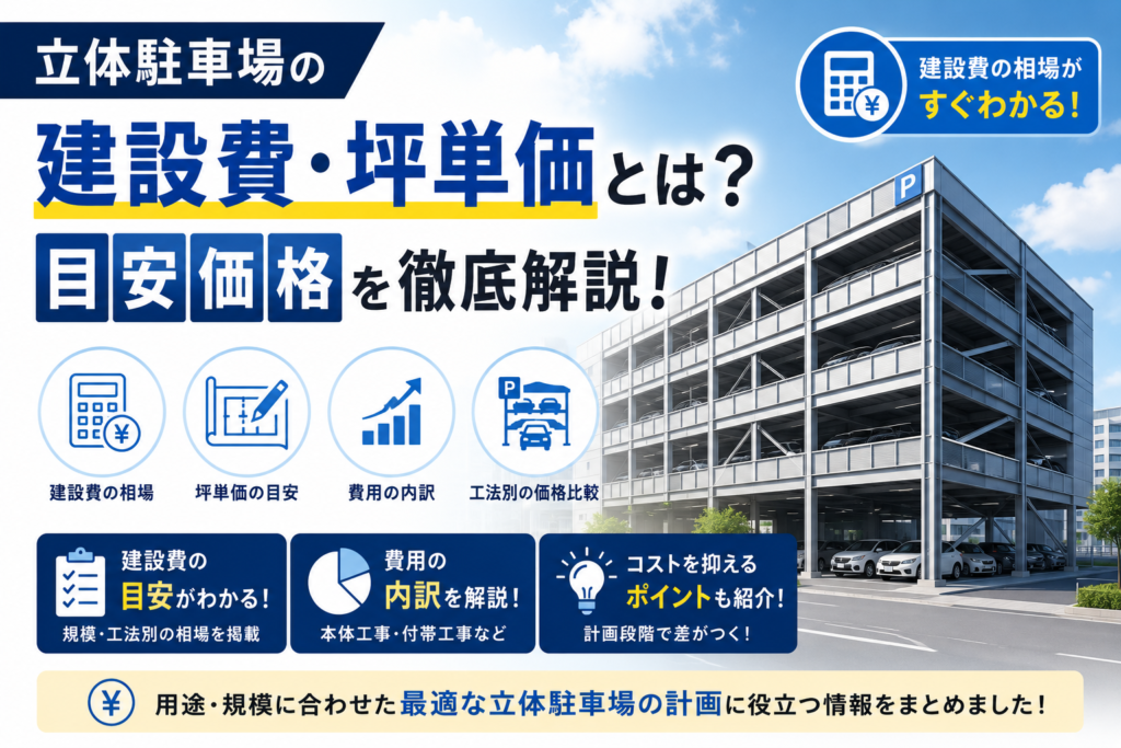 立体駐車場の坪単価