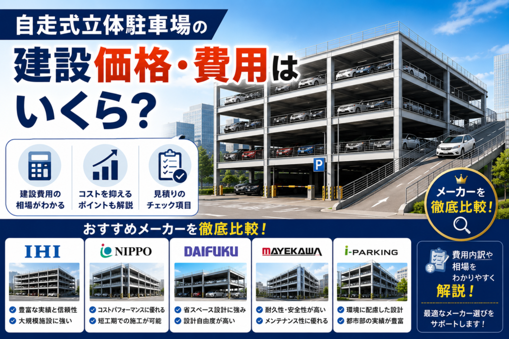 自走式駐車場の建設価格