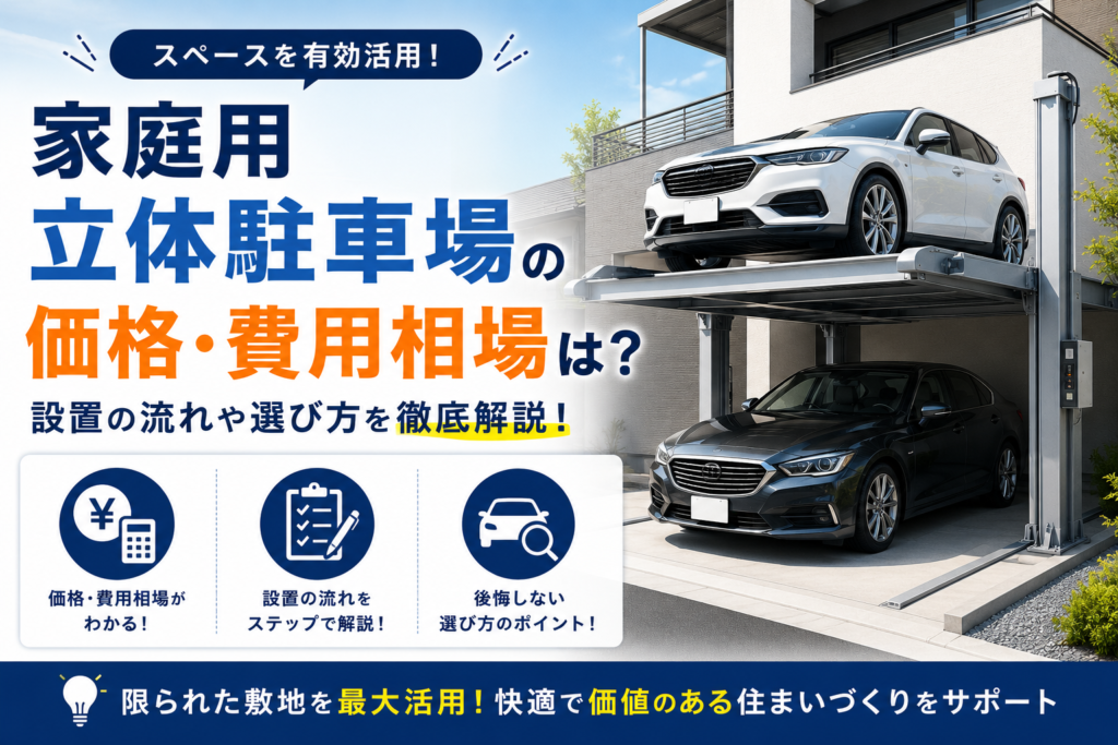 家庭用立体駐車場の価格・費用