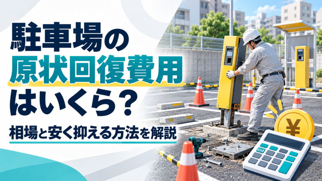駐車場の原状回復費用